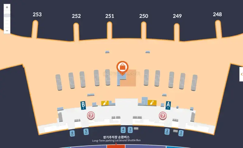 인천공항-입국장-면세점-2터미널-매장