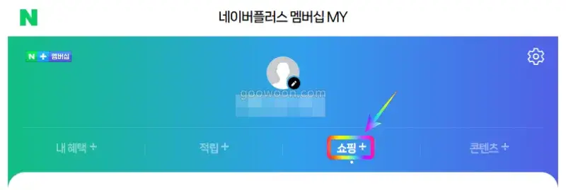 네이버-이달의-쿠폰-쇼핑-탭-선택