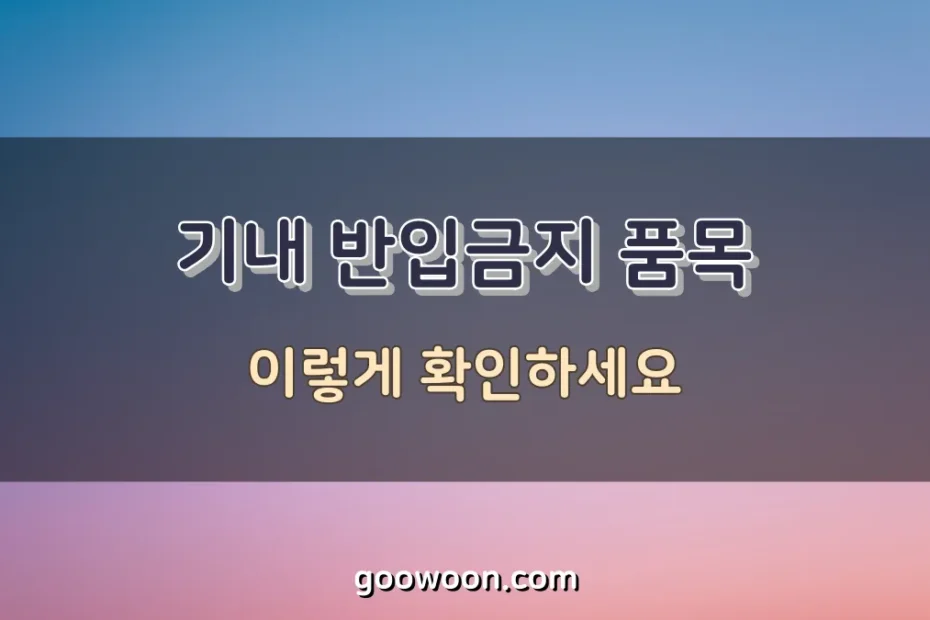 기내-반입금지-품목-확인-특성