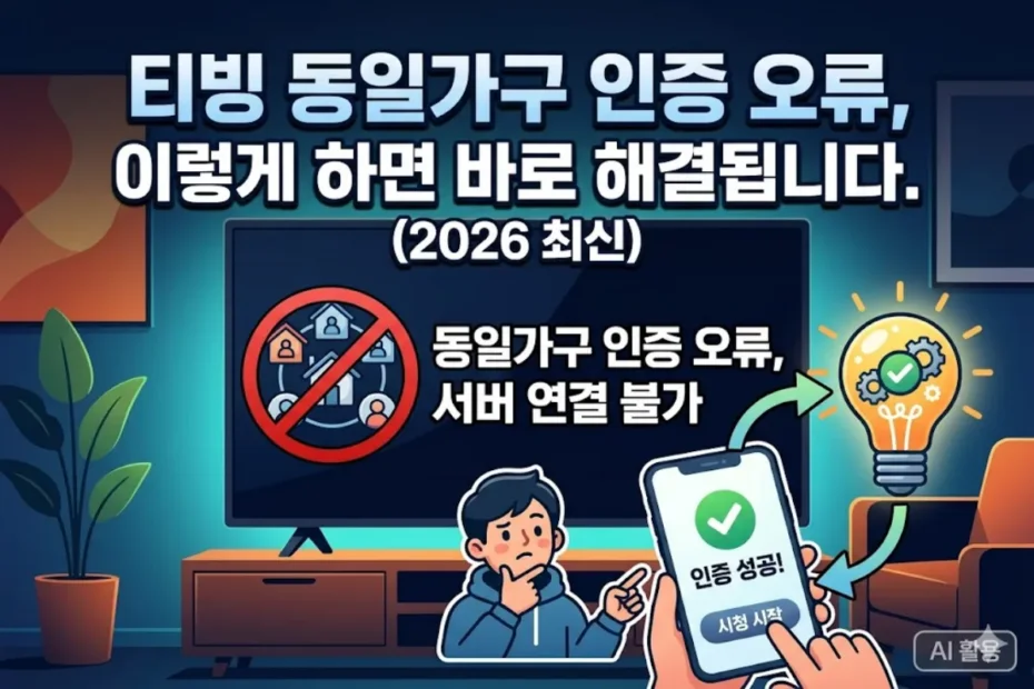 티빙-동일가구-인증-오류-썸네일